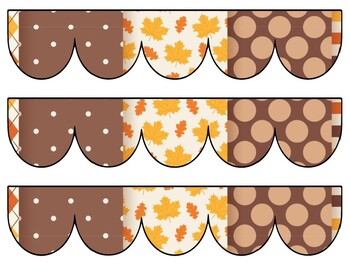 Autumn Bulletin Board Decor Kit, Autumn Letters
