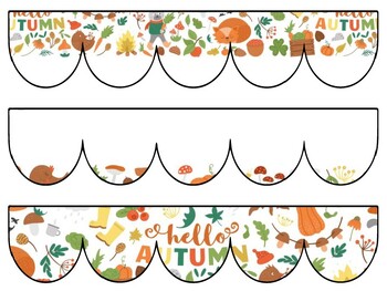 Autumn Bulletin Board Decor Kit, Autumn Letters