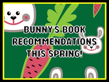 BUNNY'S BOOK RECOMMENDATIONS THIS SPRING! Bunny Door Décor