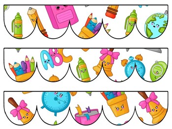 Back To School Bulletin Board Decor Kit, Back To School Letters