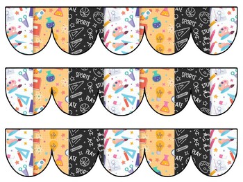 Back To School Bulletin Board Decor Kit, Back To School Letters