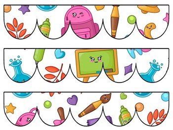 Back To School Bulletin Board Decor Kit, Back To School Letters