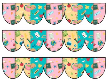 Back To School Bulletin Board Decor Kit, Back To School Letters