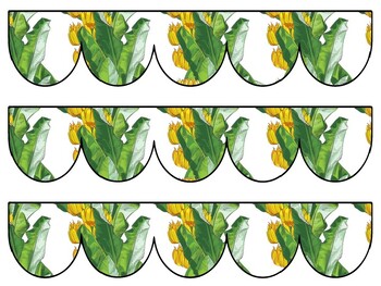 Banana Bulletin Board Decor Kit, Banana Letters