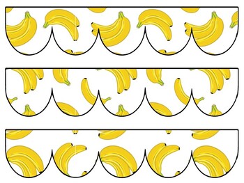 Banana Bulletin Board Decor Kit, Banana Letters