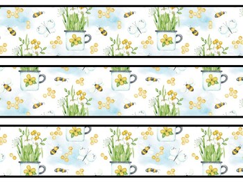 Bee Bulletin Board Décor Kit, Bee Letters, Bee Banner, Bee Borders