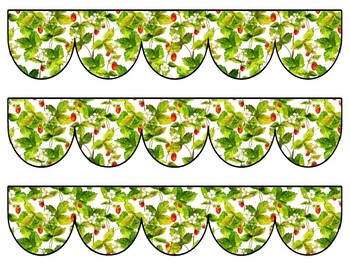 Berry Bulletin Board Decor Kit, Berry Letters