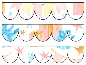 Birthday Bulletin Board Decor Kit, Birthday Letters