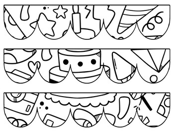 Birthday Bulletin Board Decor Kit, Birthday Letters
