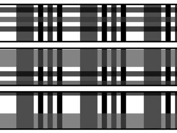 Black And White Bulletin Board Décor Kit, Black And White Letters