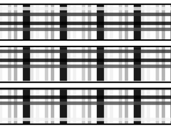 Black And White Bulletin Board Décor Kit, Black And White Letters