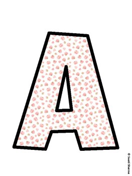 Botanical Bulletin Board Decor Kit, Botanical Bulletin Board Letters