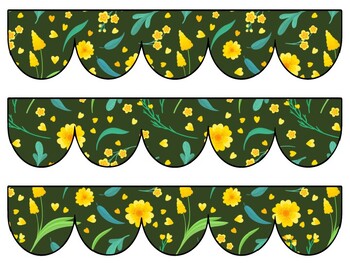 Botanical Bulletin Board Decor Kit, Botanical Letters