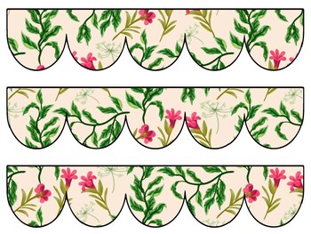 Botanical Bulletin Board Decor Kit, Botanical Letters