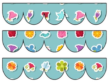 Botanical Bulletin Board Decor Kit, Botanical Letters