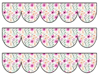 Botanical Bulletin Board Decor Kit, Botanical Letters
