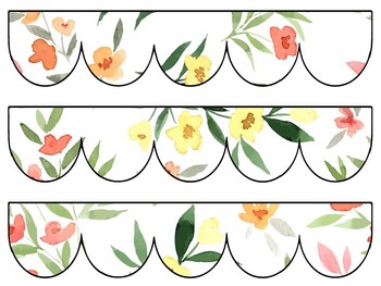 Botanical Bulletin Board Decor Kit, Botanical Letters