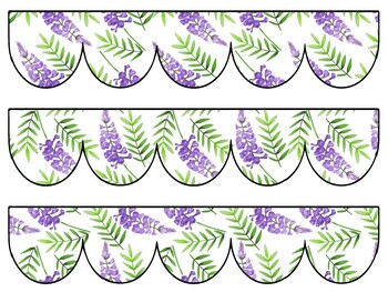 Botanical Bulletin Board Decor Kit, Botanical Letters