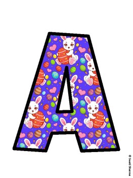 Bunny Bulletin Board Décor Kit, Bunny Bulletin Board Letters