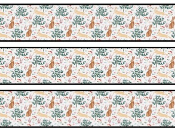 Bunny Rabbit Bulletin Board Decor Kit, Bunny Rabbit Letters