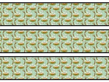 Bunny Rabbit Bulletin Board Decor Kit, Bunny Rabbit Letters