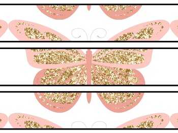 Butterfly Bulletin Board Décor Kit, Butterfly Letters, Butterfly Banner
