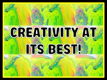 CREATIVITY AT ITS BEST! Art Door Décor, Art Bulletin Board Décor