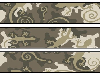 Camoflage Bulletin Board Décor Kit, Camoflage Letters, Camoflage Banner