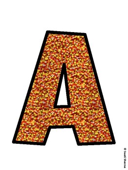 Candy Corn Bulletin Board Décor Kit, Candy Corn Bulletin Board Letters