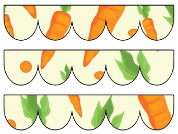 Carrots Bulletin Board Decor Kit, Carrots Letters