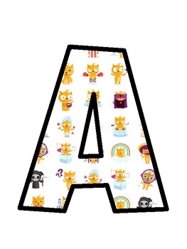 Cat Bulletin Board Décor Kit, Cat Letters, Cat Door Décor, #7 Cat Hallway Dis