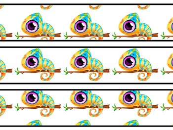 Chameleon Bulletin Board Decor Kit, Chameleon Letters