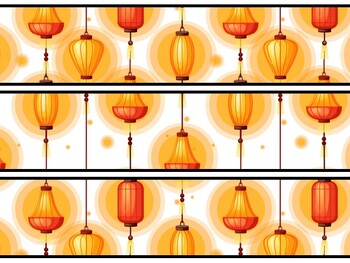 China Bulletin Board Decor Kit, China Letters
