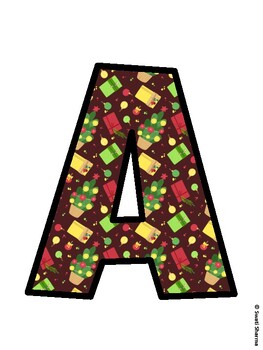 Christmas Bulletin Board Décor Kit, Christmas Bulletin Board Letters