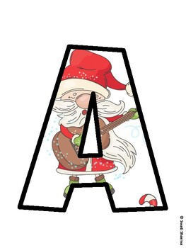 Christmas Bulletin Board Décor Kit, Christmas Bulletin Board Letters