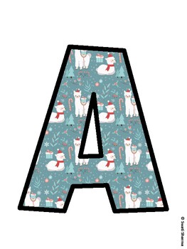 Christmas Bulletin Board Décor Kit, Christmas Bulletin Board Letters