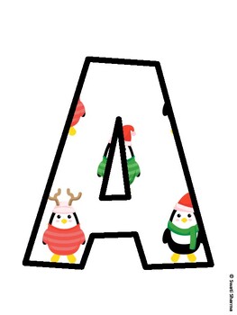 Christmas Bulletin Board Décor Kit, Christmas Bulletin Board Letters