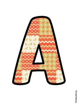 Christmas Bulletin Board Letters, Christmas Alphabet Posters