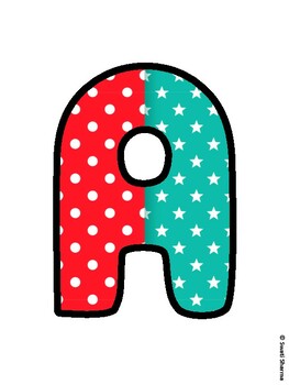 Christmas Bulletin Board Letters, Christmas Alphabet Posters