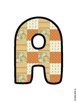 Christmas Bulletin Board Letters, Christmas Alphabet Posters
