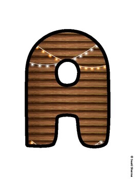 Christmas Bulletin Board Letters, Christmas Alphabet Posters