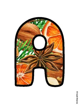 Christmas Bulletin Board Letters, Christmas Alphabet Posters