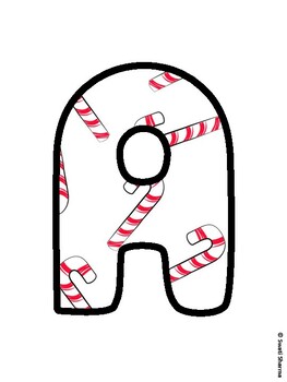 Christmas Bulletin Board Letters, Christmas Alphabet Posters