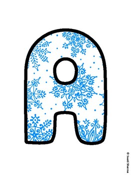 Christmas Bulletin Board Letters, Christmas Alphabet Posters