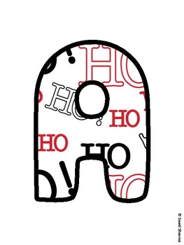 Christmas Bulletin Board Letters, Christmas Alphabet Posters