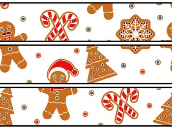 Christmas Food Bulletin Board Decor Kit, Christmas Food Letters