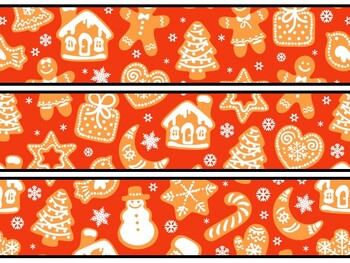Christmas Food Bulletin Board Decor Kit, Christmas Food Letters