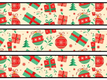 Christmas Gifts Bulletin Board Decor Kit, Christmas Gifts Letters