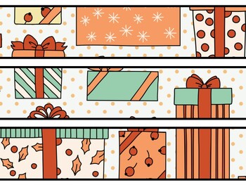 Christmas Gifts Bulletin Board Decor Kit, Christmas Gifts Letters