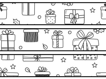 Christmas Gifts Bulletin Board Decor Kit, Christmas Gifts Letters